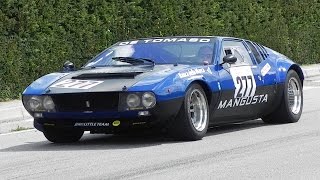 De Tomaso Mangusta Great V8 Sound On Hillclimb [upl. by Leinoto823]