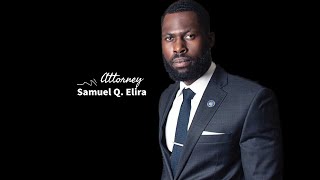 INTERVIEW Breaking Barriers  Samuel Q Eliras Journey as an Attorney and Advocate for Justice [upl. by Sternick]