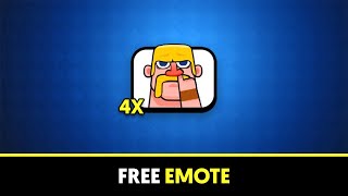 4 FREE Exclusive Emotes  Clash Royale [upl. by Petunia]