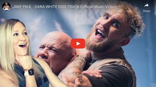 JAKE PAUL  DANA WHITE DISS TRACK Official Music Video  My Reaction [upl. by Boyden]