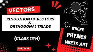 Resolution of Vectors  Orthogonal Triads  Class 11th and 12th Students [upl. by Arquit]