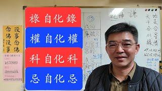 祿自化祿權自化權科自化科忌自化忌事業走向紫微斗數談人生 [upl. by Ax]