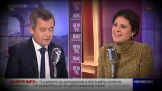 Gérald Darmanin  « Calmezvous madame ça va bien se passer »  Interview complète [upl. by Royce]