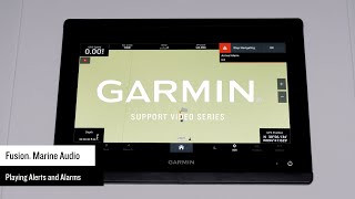 Garmin Support  Fusion® Marine Stereos  Playing Alarms and Alerts [upl. by Jaynes]