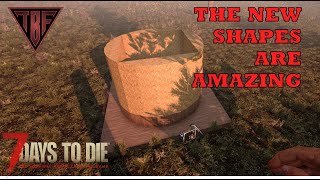 New Circular Base Build Day 16 7 Days to Die Alpha 20 7D2D A20 E16 [upl. by Yenruoc85]