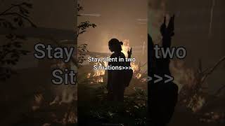 stay silent in two situations aesthetic shortfeed trendingshorts fypシ゚ [upl. by Ayiotal]