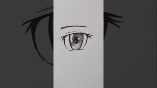 Eyes by ballpen 🖊️ easy shorts eyedrawing [upl. by Pliam]