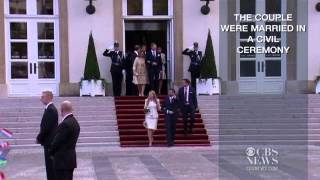 Luxembourg royal couple ties the knot [upl. by Ynttirb]