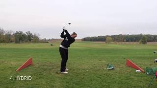 Courtney Matschke Class of 2018 College Recruit Golf Swing Video [upl. by Ethbun]