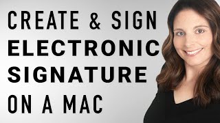 How To Add A Signature To Any Document On Mac Word Pages PDF Etc [upl. by Onaicnop101]