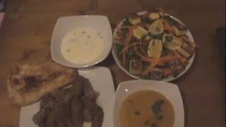 Indian Steak with Spinach Salad  MYVIRGINKITCHEN [upl. by Aremmat550]