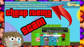 Scammer Selling Cheap Items  Got Scammed  Beware  Growtopia [upl. by Anirbas]