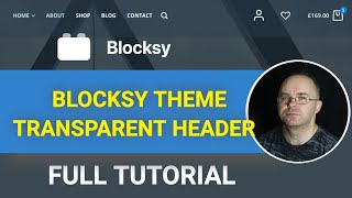 How to Create Transparent Header with Blocksy Theme both free and Pro version [upl. by Nagap29]