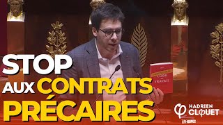 🔴 Non au nouveau contrat précaire de la Macronie [upl. by Essex]