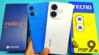 Tecno POP 9 5G vs Moto G45 5G  Which Should You Buy [upl. by Pownall]