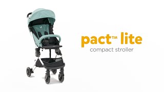 Joie pact™ lite  Lightweight amp Compact Pushchair For Newborns amp Toddlers  Airplane Compatible [upl. by Castra]