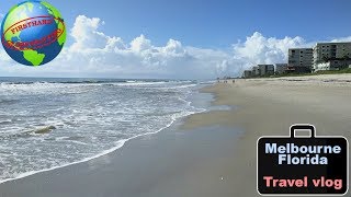 Melbourne Florida travel vlog My experience with sun sand and seafood on the Atlantic Ocean [upl. by Adni]