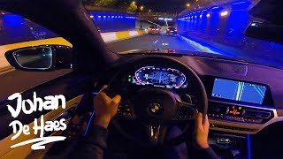 2019 BMW 3 series 330d xDrive Touring NIGHT POV TEST DRIVE [upl. by Yukio]