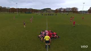 Biggar Reds U16 v Stirling County U16 Highlights [upl. by Asatan]