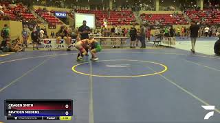 Exhibition 93 Lbs Round 2  Cragen Smith KS Vs Brayden Niedens KS 7dfe [upl. by Sasnett]