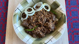 Beef Bhuna Beef Curry Gorur Gosto Ranna Bengali Style Beef [upl. by Jillene345]