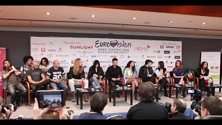 Sergey LazarevPress Conference in MoscowRussian PreParty Eurovision 2016 [upl. by Wisnicki]