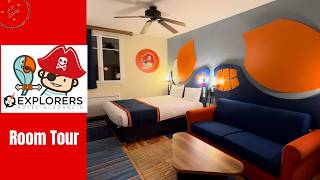 Explorers Hotel Room Tour Disneyland Paris [upl. by Ahsiaa]