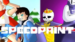 SpeedPaint SwitchTale and StoryShift Undertale AUs [upl. by Rolyab]