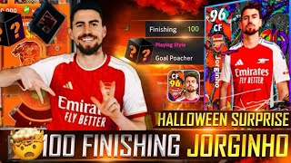 GOAL POACHER JORGINHO  96 RATED CF 🤯  99 FINISHING🔥 HALLOWEEN CAMPAIGN SURPRISE FROM KONAMI😱 [upl. by Alyal887]