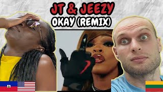 REACTION TO JT amp Jeezy  OKAY Music Video  FIRST TIME HEARING JEEZYS PART [upl. by Treva]