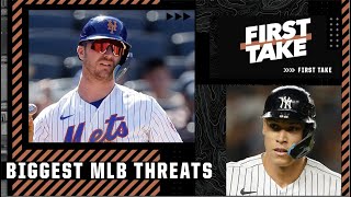 Yankees or Mets Bigger threat to the World Series  First Take [upl. by Acalia]