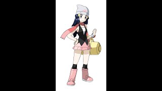 【SpeedPaint】Drawing Dawn from Pokemon [upl. by Moureaux]