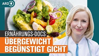 Gicht Schmerzhafte Gefahr bei Übergewicht und purinreicher Ernährung  Die ErnährungsDocs  NDR [upl. by Aifoz]