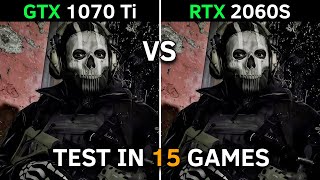 GTX 1070 Ti vs RTX 2060 SUPER  Test In 15 Latest Games  2023 [upl. by Nyladnewg]