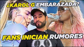 ¿Karol G embarazada Fans inician rumores [upl. by Idaline]