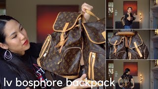 LV Bosphore Backpack  Canvas Comparison and Mod Shots [upl. by Appleton]