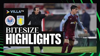 BITESIZE HIGHLIGHTS  HŠK Zrinjski Mostar 11Aston Villa [upl. by Eniwtna]