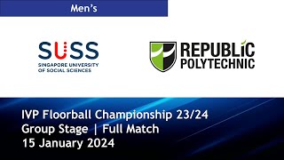 SUSS 5  2 RP  Mens Group Stage IVP2324  150124  Full Match [upl. by Eimoan]