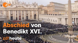 Abschied von Benedikt XVI  Trauerfeier im Petersdom [upl. by Saber]