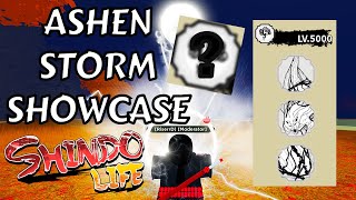 LEGENDARY White Ashen  Storm Bloodline Showcase  Shindo Life [upl. by Brade247]