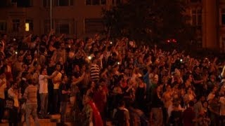 Protesters back on Istanbul streets as Ramadan starts [upl. by Hgielime669]