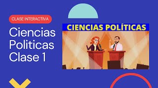 CLASE N° 1 CIENCIAS POLITICAS  INTRODUCCION [upl. by Enid]