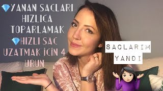 YANAN SAÇLAR NASIL DÜZELİR HIZLI SAÇ UZATMA YÖNTEMLERİ [upl. by Gothard]