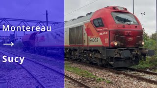 CabRide Montereau → SucyBonneuil en E4000 ETCS [upl. by Anirav]