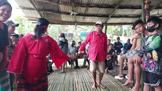 Binanog dance  my father dancing our tribe dance 🕺 Panay bukidnon tribe ♥ [upl. by Hsuk]