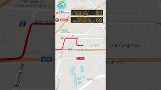 SBSTSMRT Svc 193 Route Hyperlapse bus singapore sbstransit smrt sgbus [upl. by Amesari656]