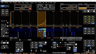 742 on his Hermes Lite 2 Cakewalk audio and Sirio Monsoon antenna 35 mile LSB test [upl. by Gernhard]