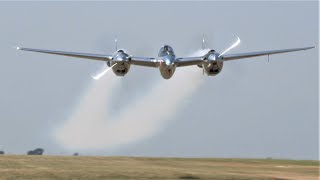 P38 Lightning P51 Mustang amp more  VERY low flybys [upl. by Stranger]