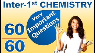 iNTER 2024 Chemistry 1st Year important Questions how to get 60 marks in chemistry inter 1st year [upl. by Abey389]