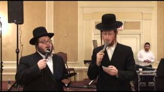 Levy Falkowitz Duet with Badchen Avrum Mordche Schwartz  Mitzvah Tanz [upl. by Ellak]